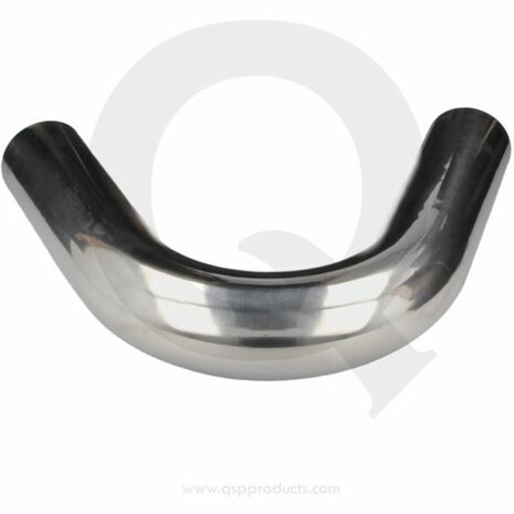 Tuyau en aluminium 135&ordm; &Oslash;70mm/2.75&#039;&#039; - Poli QSP