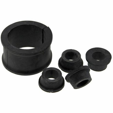 Steering box rubbers - Black Hardrace Honda