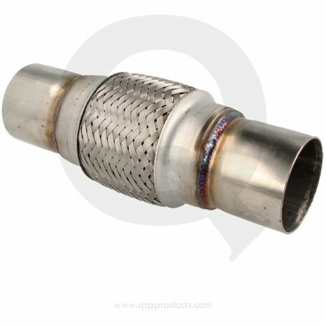 Flexibles Auspuffteil mit Verbindungsst&uuml;cken &ndash; &Oslash;51 mm/2,0&#039;&#039; x L203 mm/8,0&#039;&#039; QSP