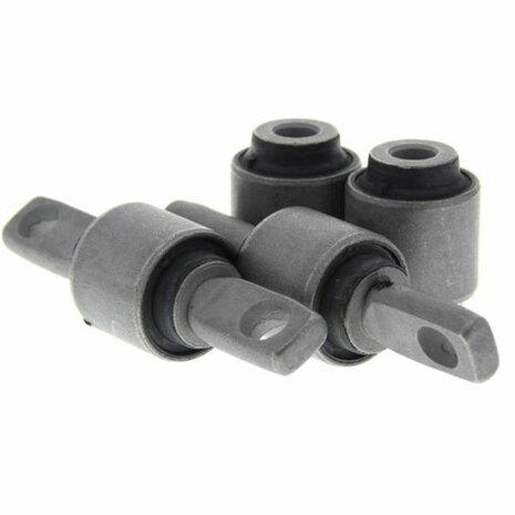 Draagarmbussen achterzijde boven (camber) - Gehard rubberen bussen Hardrace Honda