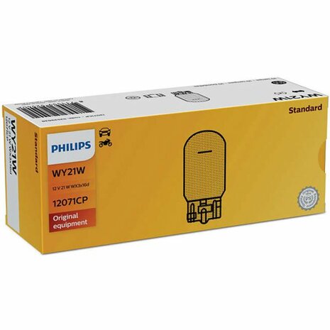 WY21W T20 12V/21W Lampen &ndash; Orange Philips Vision
