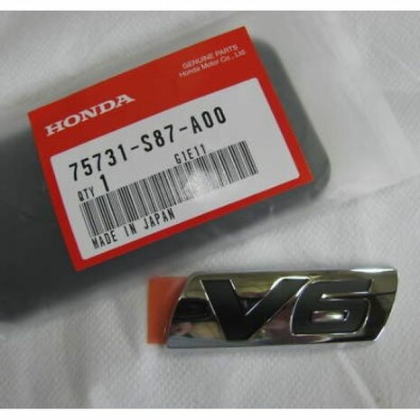V6 embleem Genuine Honda
