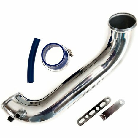 Short ram intake - Polished US-Racing Honda Civic