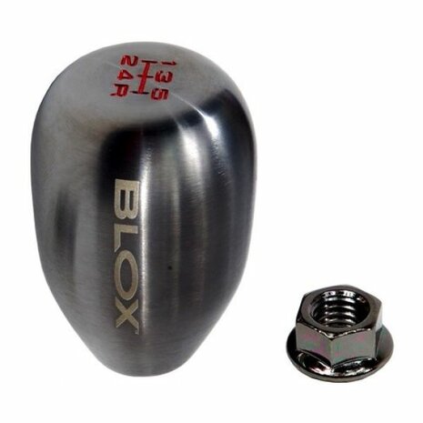 Schaltknauf Typ-R &bdquo;Original&ldquo; (5 V) &ndash; Grau (Gunmetal) BLOX Racing