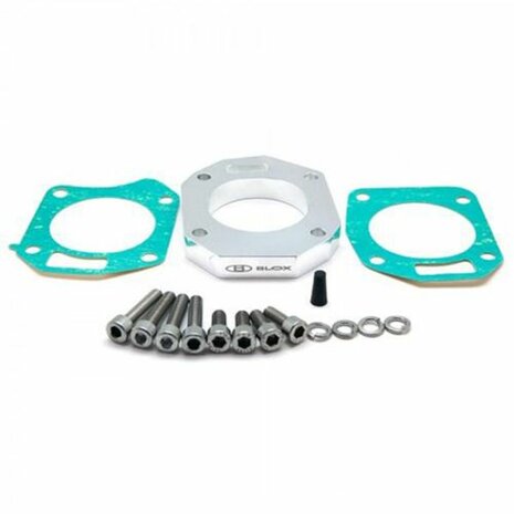 Drosselklappenadapter K-Serie Drosselklappengeh&auml;use an RBC/RRC-Ansaugkr&uuml;mmer &ndash; 62,5 mm BLOX Racing Honda