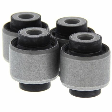 Draagarmbussen voorzijde boven - Gehard rubberen bussen Hardrace Honda