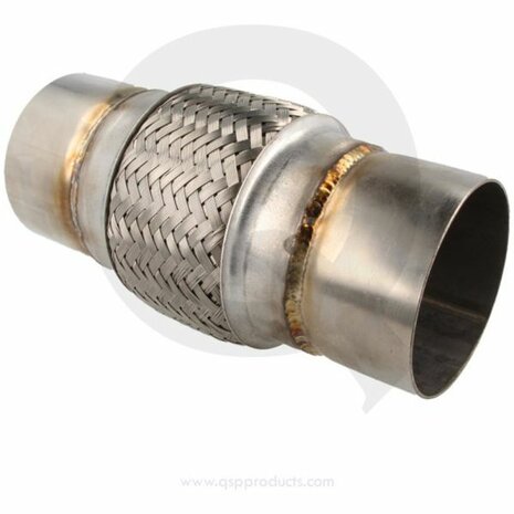Flexibles Auspuffteil mit Verbindungsst&uuml;cken &ndash; &Oslash;76 mm/3,0&#039;&#039; x L203 mm/8&#039;&#039; QSP
