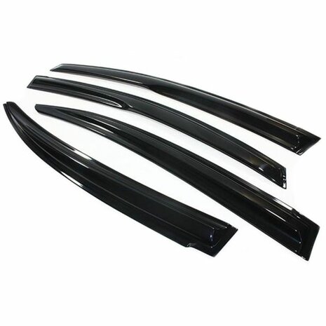 D&eacute;flecteurs d'air lat&eacute;raux style Mugen Noir fum&eacute; Aerodynamics Honda Accord