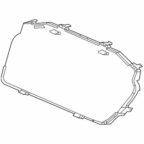 Instrumententafelglas Genuine Honda