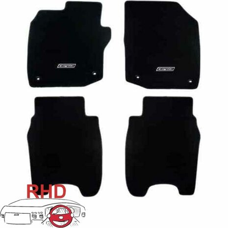 Fu&szlig;matten Elegance Schwarz (RHD) Genuine Honda