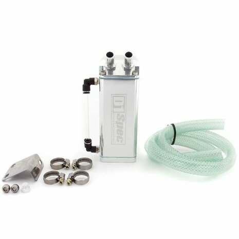 Rechteckiger &Ouml;lauffangbeh&auml;lter 600 cc 15 mm &ndash; Silber D1 Spec