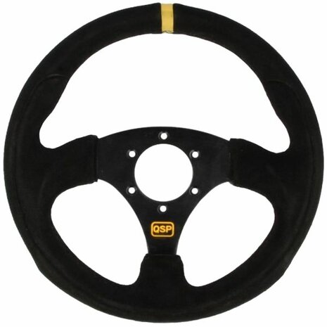 Guidon 300mm/plat (daim) - Noir QSP
