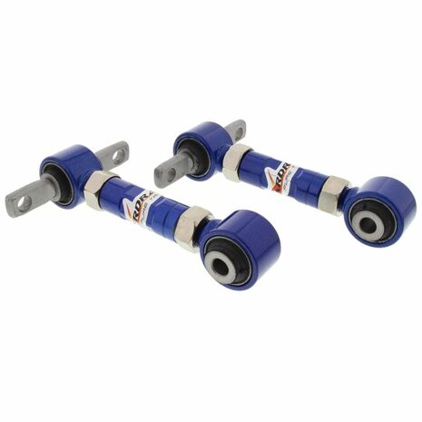 Camber kit rear - Blue - Hardened rubber bushings (-4 degrees) Hardrace Honda