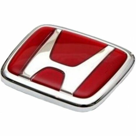 H embleem achterzijde - Rood Genuine Honda
