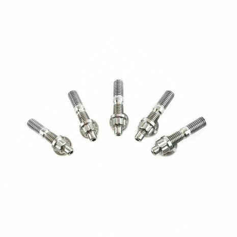Jeu d'embouts filet&eacute;s en titane c&ocirc;t&eacute; &eacute;chappement culasse M10 - 5x SpeedFactory Honda