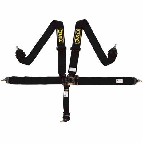 5-point belt Nascar style FIXED - Black QSP