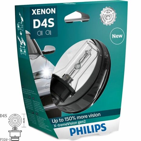 Lampe au x&eacute;non gen2 D4S - 4800K Philips X-tremeVision