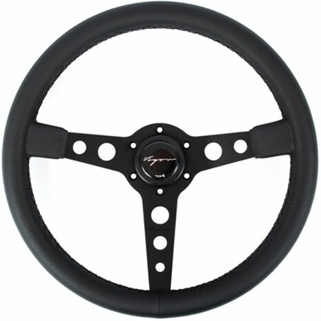 Monte Carlo steering wheel 350/20mm leather with black stitching Vigor