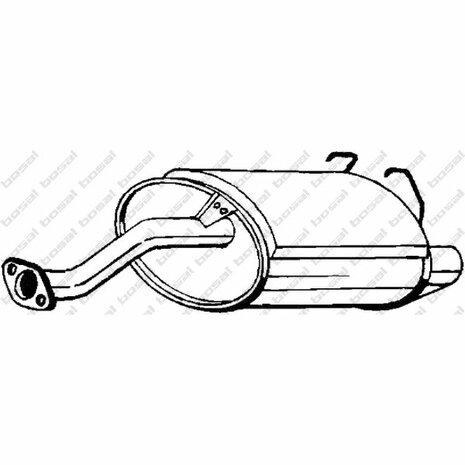 Fin silencieux Bosal Honda