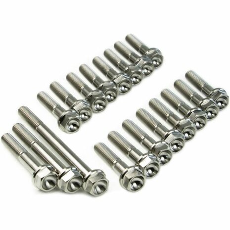 Jeu de boulons de carter de transmission - titane brut SpeedFactory Honda