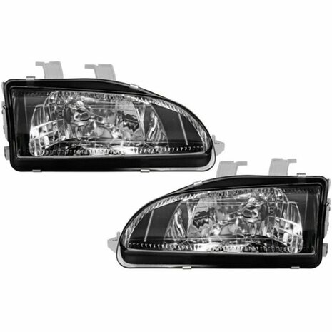 Headlights black Depo Honda