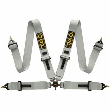 4-Punkt-Gurt 3&#039;&#039; ohne FIA - Silber QSP