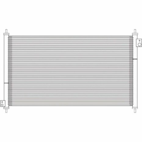 Air conditioning radiator Ashuki Honda
