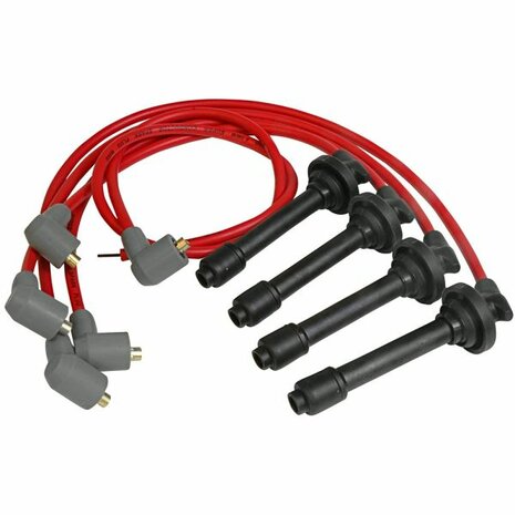 Spark Plug Wire Set - Red MSD Honda