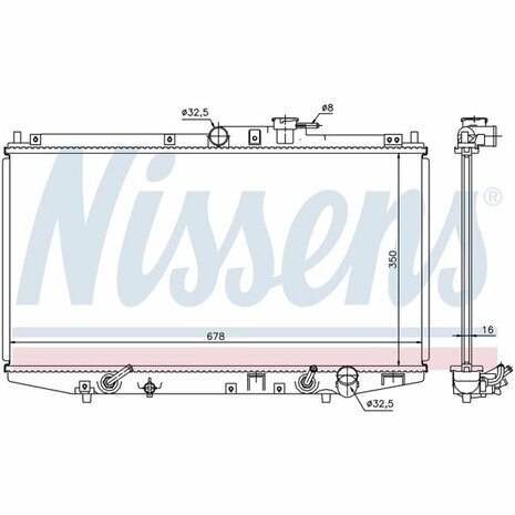 K&uuml;hler (AT/MT) Nissens Honda