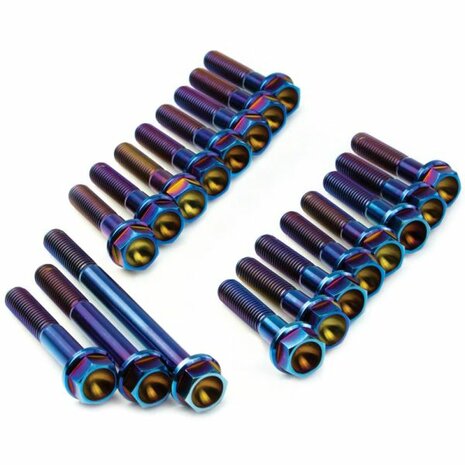 Transmissiehuisboutset - gebrand titanium SpeedFactory Honda