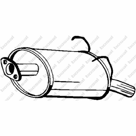 Fin silencieux Bosal Honda