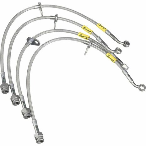Bremsschl&auml;uche aus Edelstahl geflochten Goodridge Honda