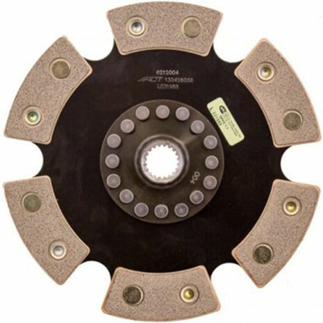 Koppelingsplaat - 6 pad rigid race disc ACT