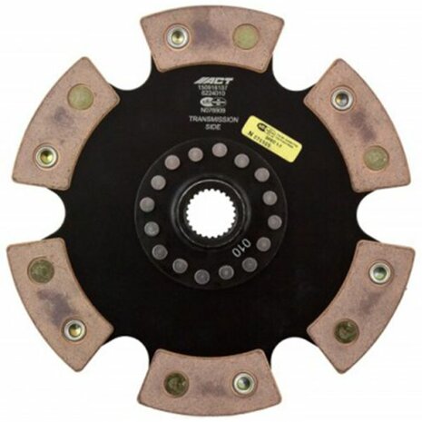 Disque d&rsquo;embrayage comp&eacute;tition rigide 6 patins ACT Honda Accord Prelude