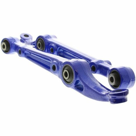 Triangles de suspension inf&eacute;rieurs avant bleus - Silentblocs en caoutchouc tremp&eacute; Hardrace Honda