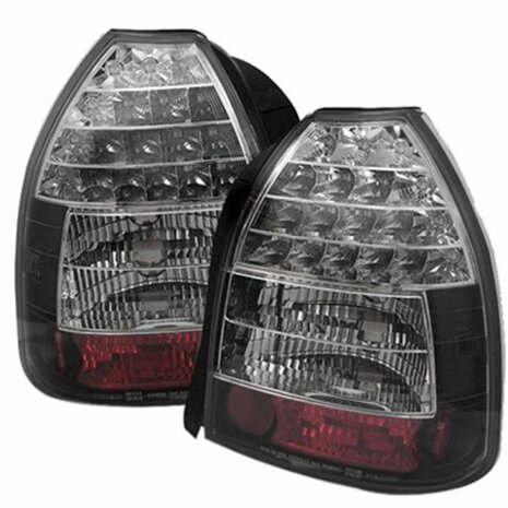 R&uuml;cklichter LED schwarz Sonar Honda Civic