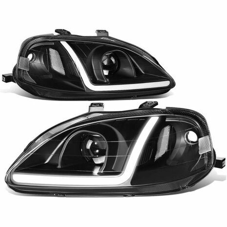 LED-Scheinwerfer - schwarz Spring Honda Civic