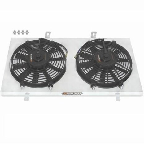 Ventilatorhaus mit schlanken Ventilatoren Mishimoto Honda