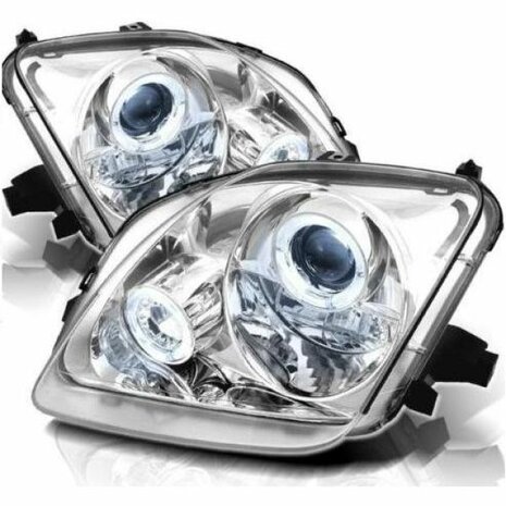 Scheinwerfer Angel Eyes Chrom Sonar Honda