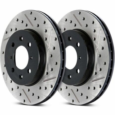 Vordere Bremsscheiben (231 mm / 4x100) (bel&uuml;ftet) &ndash; 127C, gebohrt + gerillt / Kryo StopTech