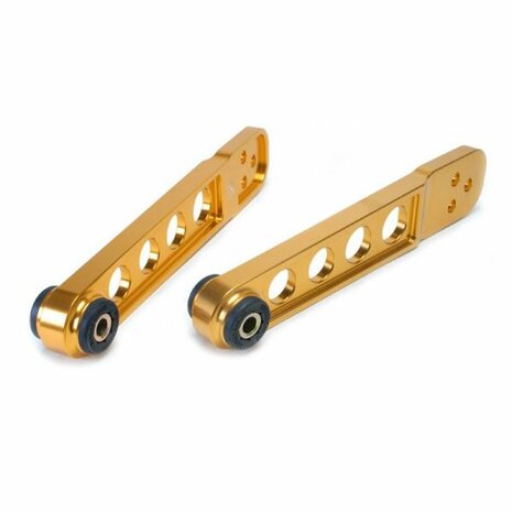 Rear Lower Wishbones - Gold Skunk2 Honda
