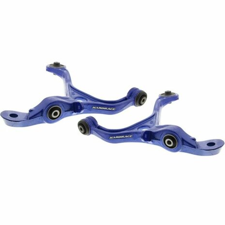 Front Lower Wishbones - Hardened Rubber Bushings Hardrace Honda