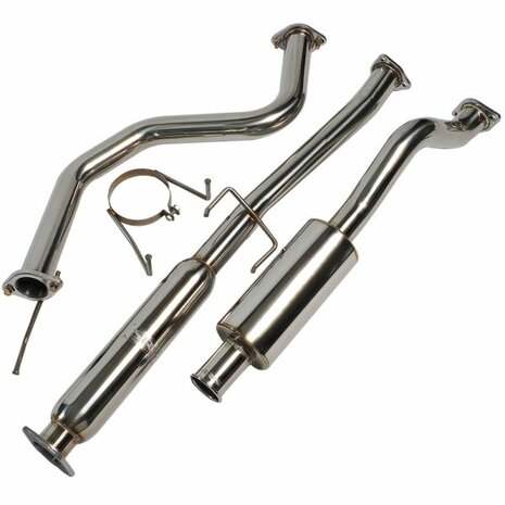Catback uitlaatsysteem RVS "Spoon" SRS Honda