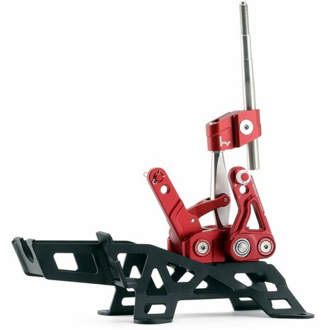 Bo&icirc;te de vitesses &agrave; levier court V3 K-swap - Rouge Hybrid Racing
