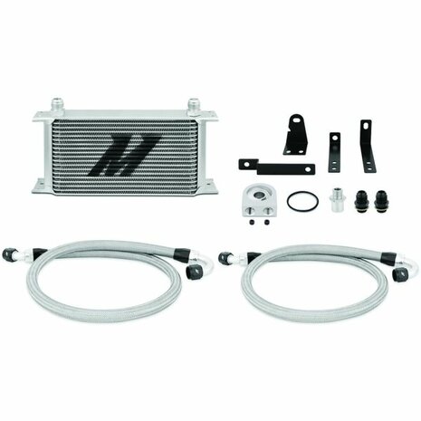 Oliekoeler kit - Zilveren koeler, niet thermostatisch Mishimoto Honda