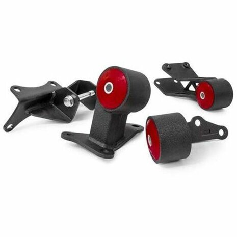 Motorsteunen B-serie (kabel) - 95A - extreem race (rood) Innovative Mounts Honda