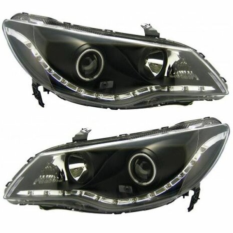 Scheinwerfer schwarz TYC Honda