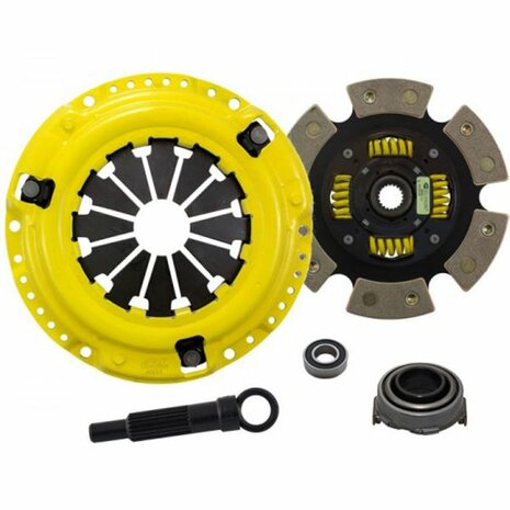 Kit d&rsquo;embrayage Sport comp&eacute;tition 6 patins amorti ACT Honda Civic Del Sol