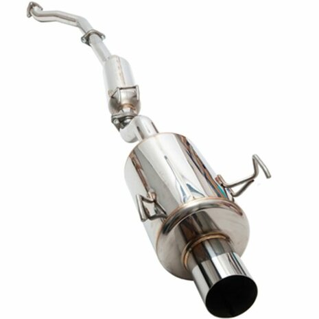 Catback exhaust system stainless steel R60 (E-approval) SRS Honda Civic 1.6