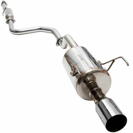 Catback uitlaatsysteem RVS R60 (E-keur) SRS Honda Civic